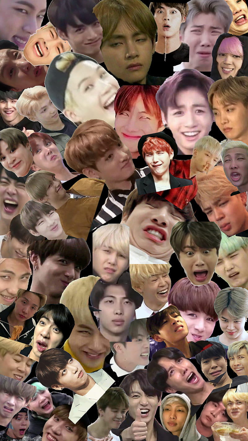 BTS MEME FACES, bangtan sonyeondan, funny, j-hope, jin, meme faces, memes,  seokjin, HD phone wallpaper | Peakpx