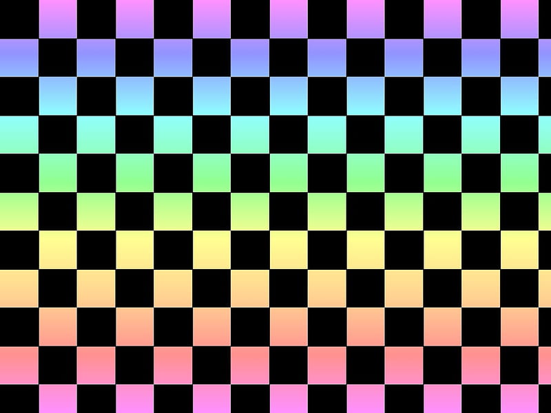 untitled11. jpg, checkered, colours, rainbow, funky, HD wallpaper