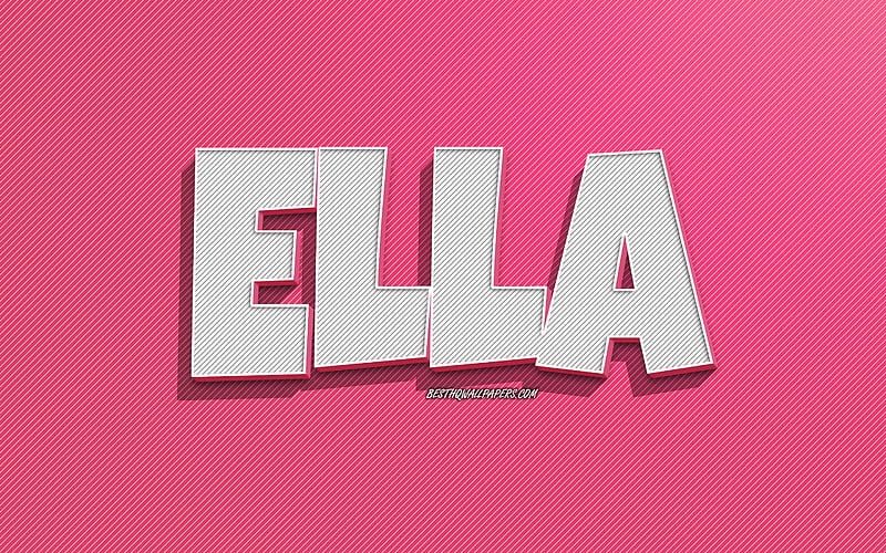 Ella Name WallpaperPurpleAestheticNikuruSamas Original  Name  wallpaper Cute simple wallpapers Bts aesthetic wallpaper for phone