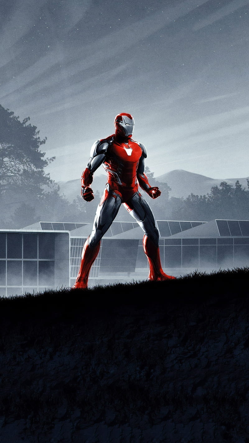 Iron Man Epic, amoled, cool, epic, iron man, nice, superhero, HD phone wallpaper
