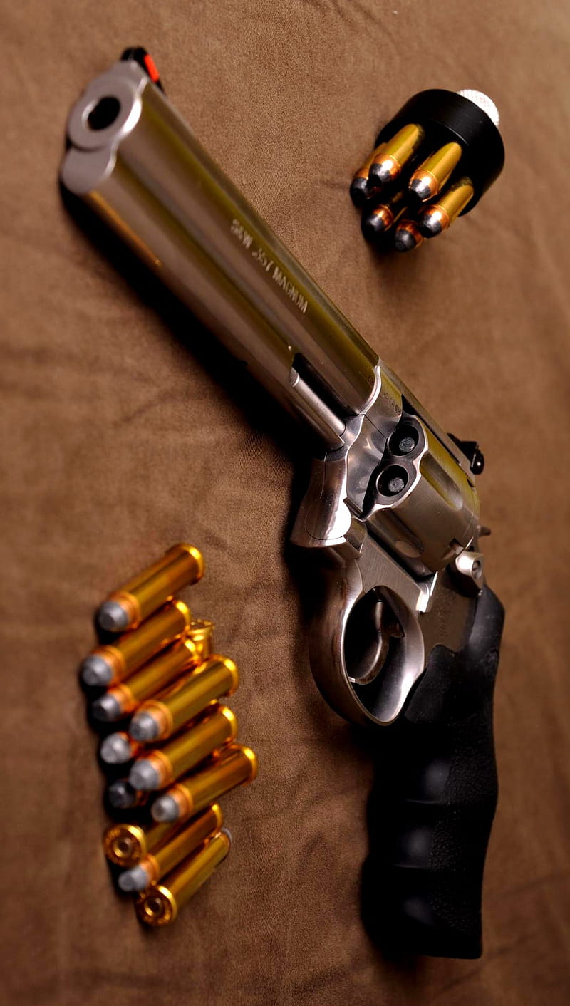 Revolver, ammunition, gun, pistol, smith, weapon, HD phone wallpaper |  Peakpx