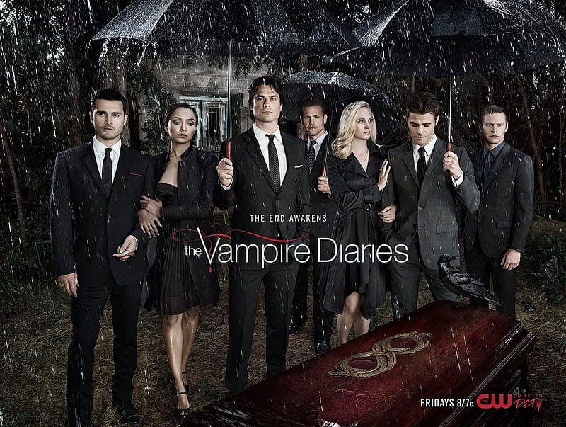 The Vampire Diaries Tv Series 09 Coffin Ian Somerhalder Umbrella Vampire Diaries Hd Wallpaper Peakpx