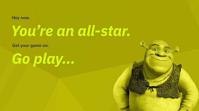 Shrek Motivational, Shrek Meme, HD wallpaper
