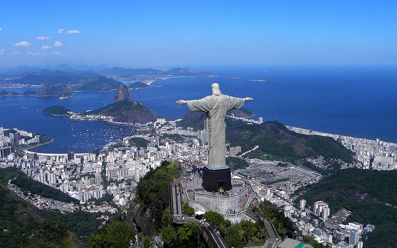 Cities, Rio De Janeiro, Brazil, , Christ The Redeemer, Corcovado, Rio Janeiro, HD wallpaper