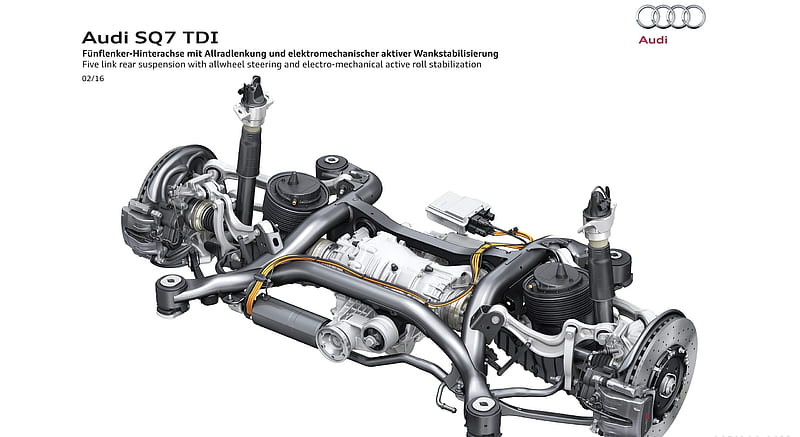 2017 Audi SQ7 TDI - Five link rear suspension with allwheel steering , car, HD wallpaper