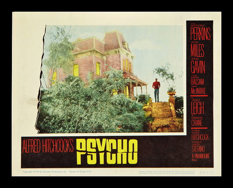 Psycho, alfred hitchcock, vera miles, 1960, janet leigh, anthony perkins, martin balsam, HD wallpaper