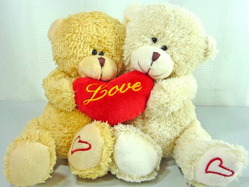 Love, Hug, Toy, Bears, HD wallpaper | Peakpx
