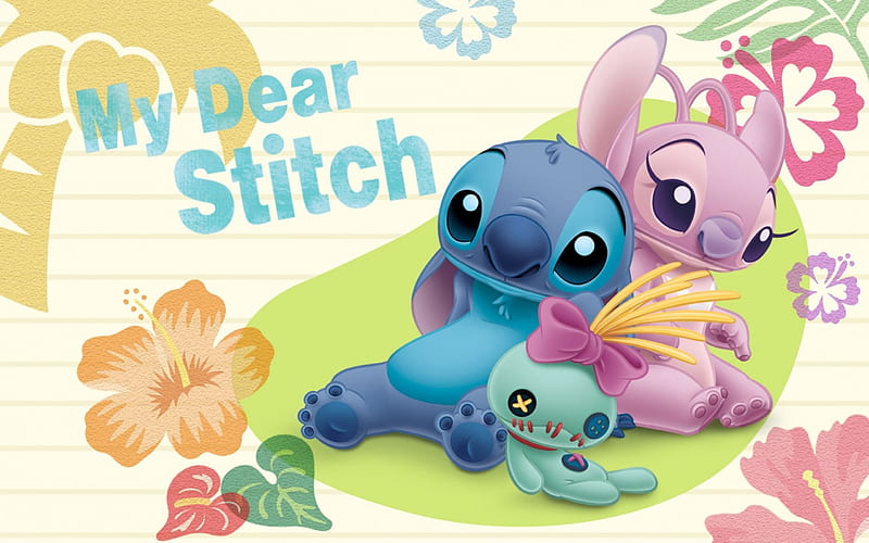Stitch, Disney, Cartoon, Lilo and Stitch, Lilo, HD wallpaper