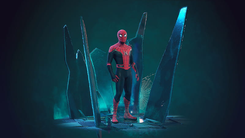 Spiderman new 2020, spiderman, superheroes, artwork, artstation, HD wallpaper