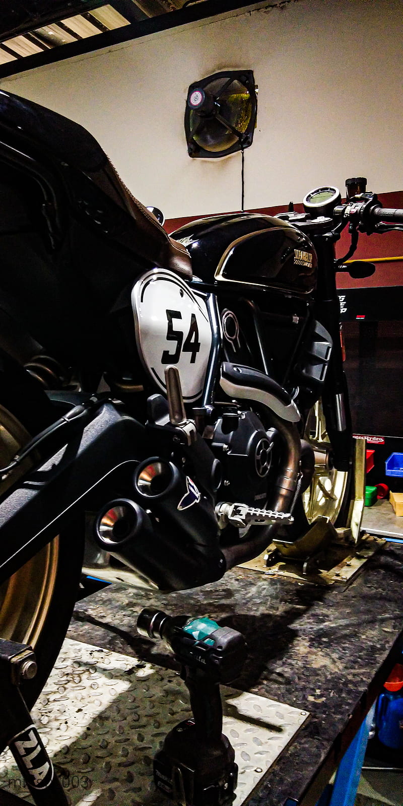 Ducati scrambler, motorcycle, HD phone wallpaper