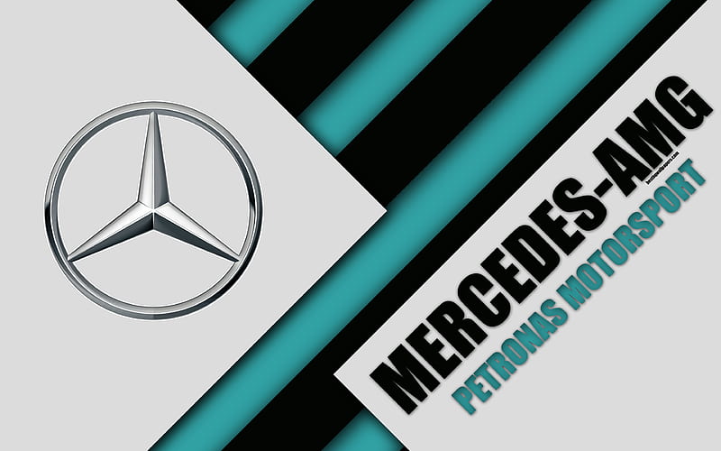 Mercedes-AMG Petronas Motorsport, Brackley, United Kingdom Formula 1, emblem,  HD wallpaper