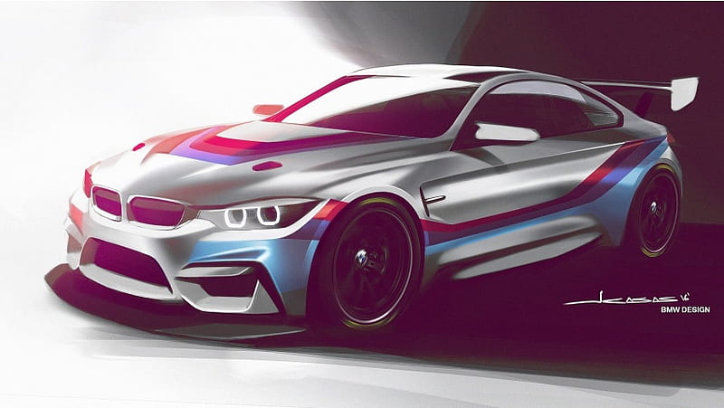 BMW Readies M4 GT4 Customer Race Car, HD wallpaper