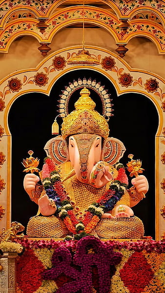 Aggregate 153+ dagdusheth ganesh hd wallpaper best - songngunhatanh.edu.vn