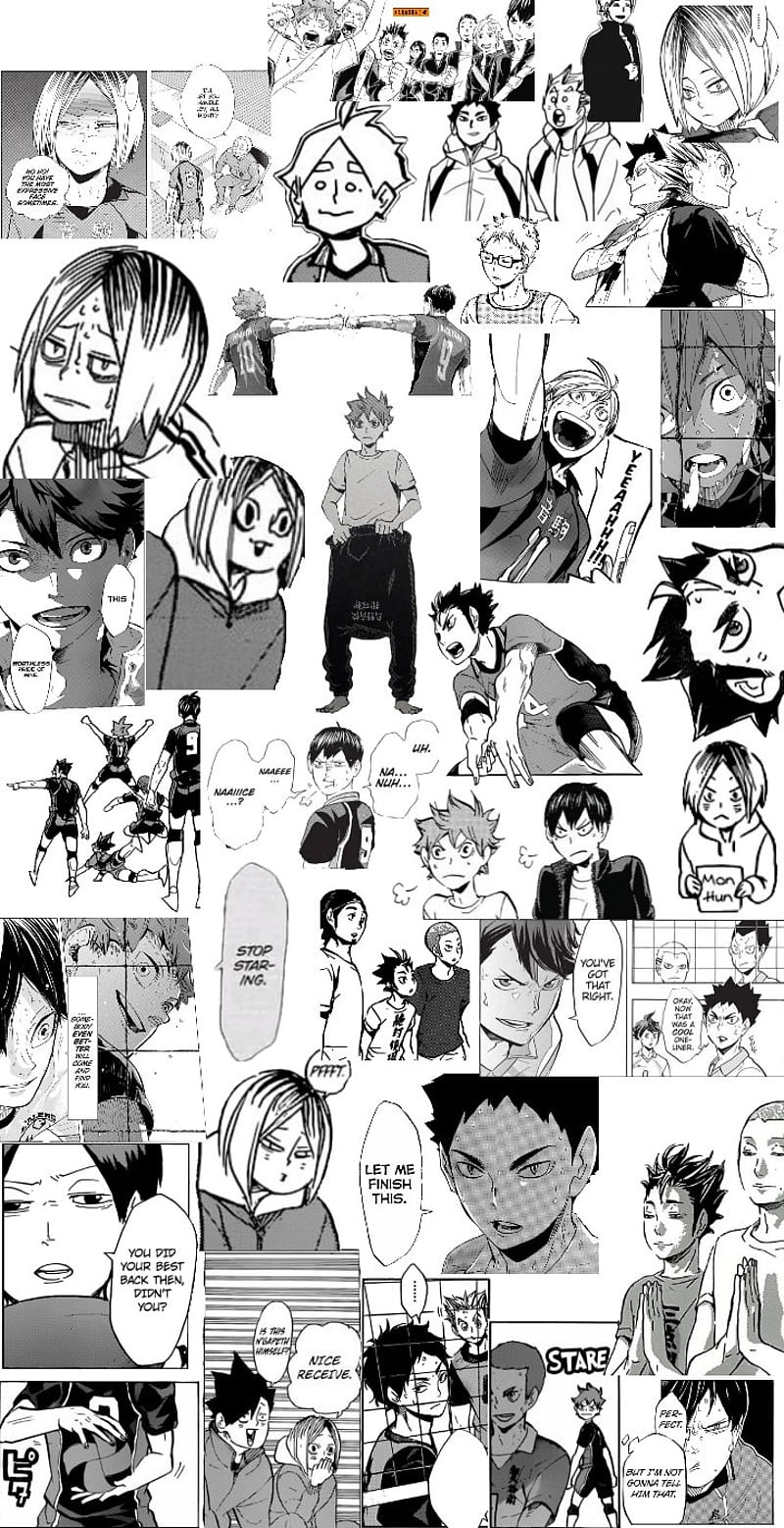 Haikyuu manga, anime, haikyuu, manga, HD phone wallpaper