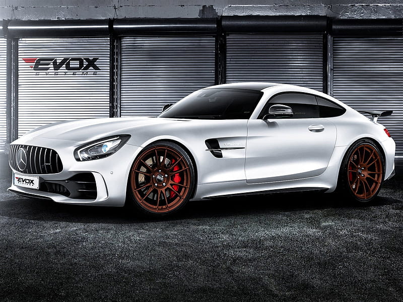 mercedes-amg, white, coupe, alpha-n performance, 2016, tuning, HD wallpaper
