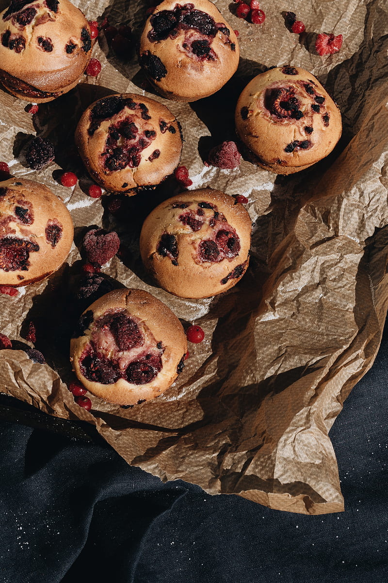 Of Berry Muffins, HD phone wallpaper