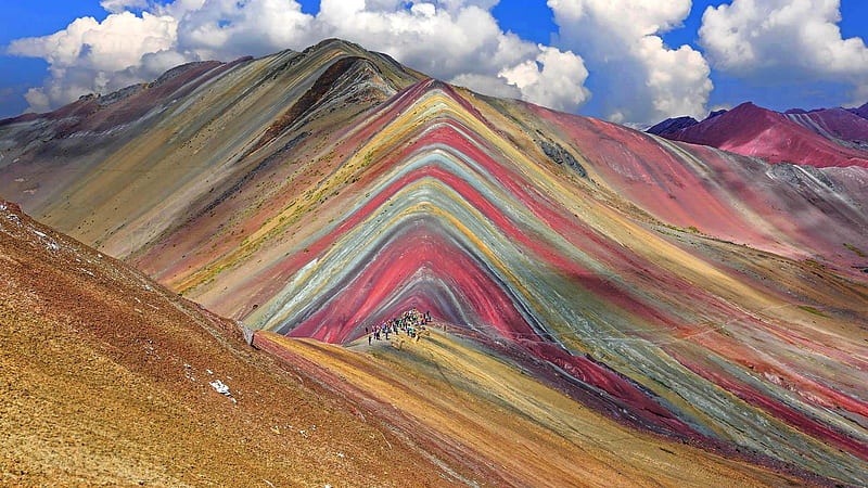 Colorful Danxia Landform, China, colorful, nature, china, mountains, HD wallpaper