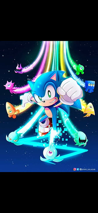 Dark Sonic, Artist unknown, HD phone wallpaper