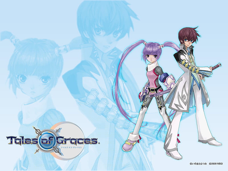 Sophie & Asbel, ps3, action, twintails, sophie, sword, knight, rpg, HD wallpaper