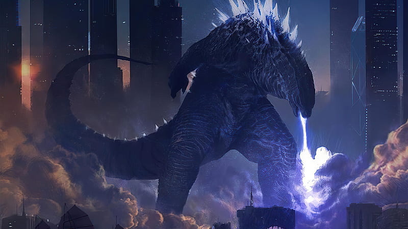 Godzilla Vs Kong City Apocalypse , godzilla-vs-kong, movies, 2021-movies, artstation, artist, artwork, digital-art, HD wallpaper