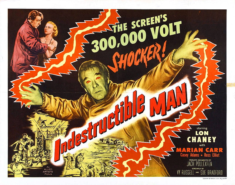 indestructable man, sci-fi, shocker, man, indestructable, HD wallpaper