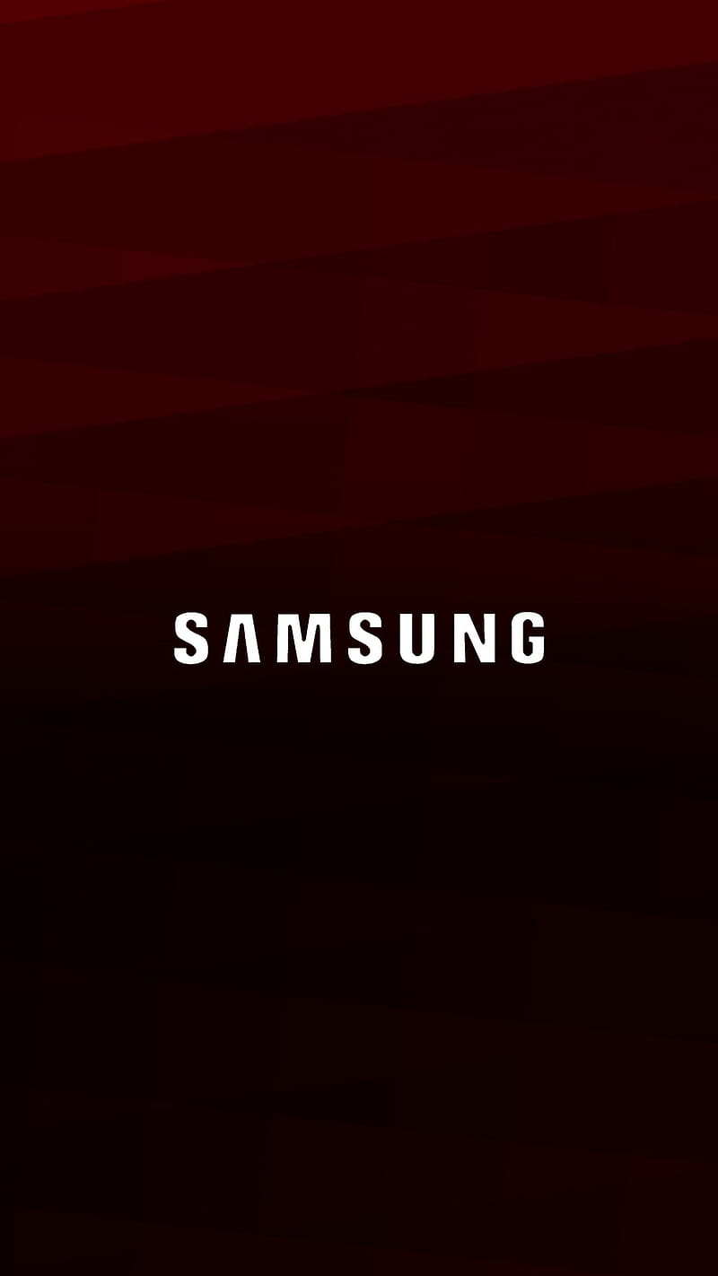 Samsung red, logo, red, samsung, HD phone wallpaper