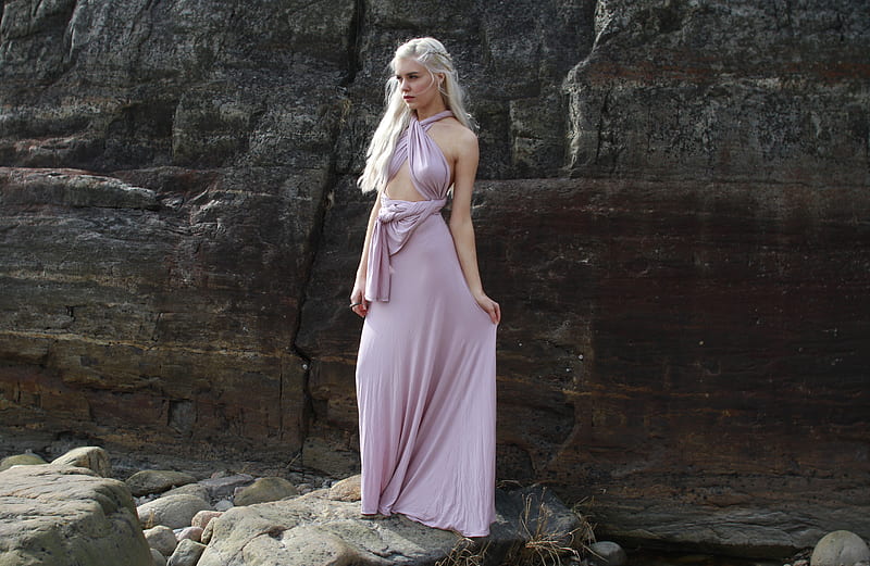 Daenerys Targaryen Cosplay, daenerys-targaryen, girls, cosplay, HD wallpaper