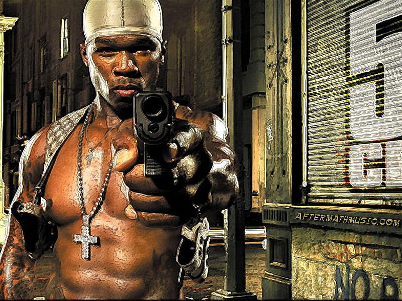50 Cent, 50, music, entertainment, american, cent, fiddy cent, HD wallpaper