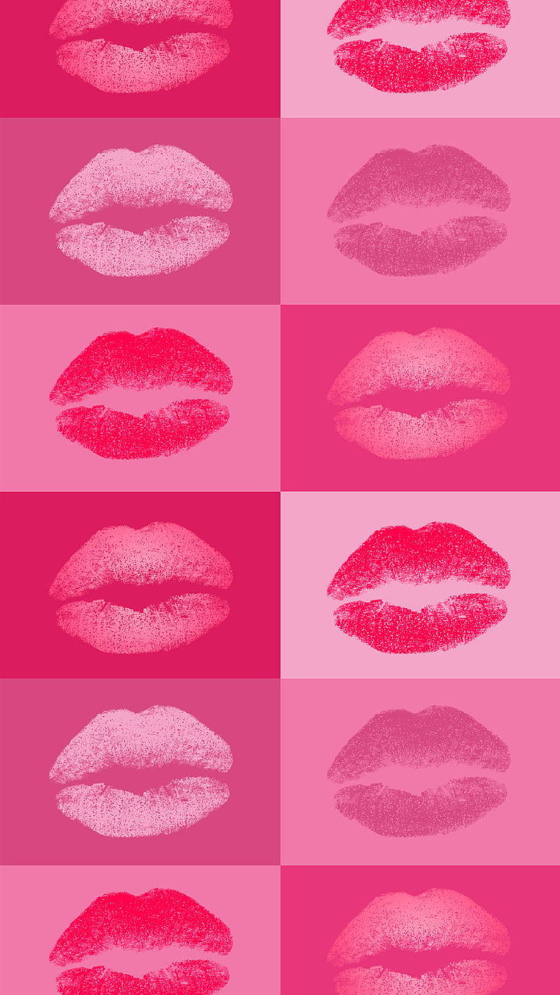 Kiss Marks, Kiss, My, cosmetics, cosmetology, kiss mark, kisses, lip gloss, lipstick, love, makeup, mauve, pink, purple, red, smooch, HD phone wallpaper