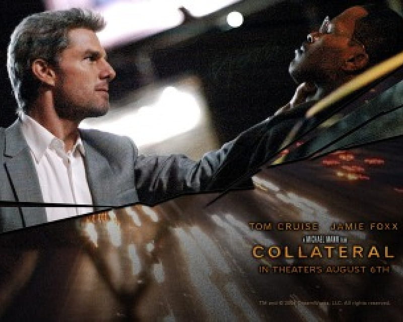 Collateral, r taxi driver, jamie foxx, cab drive, tom cruise, HD wallpaper