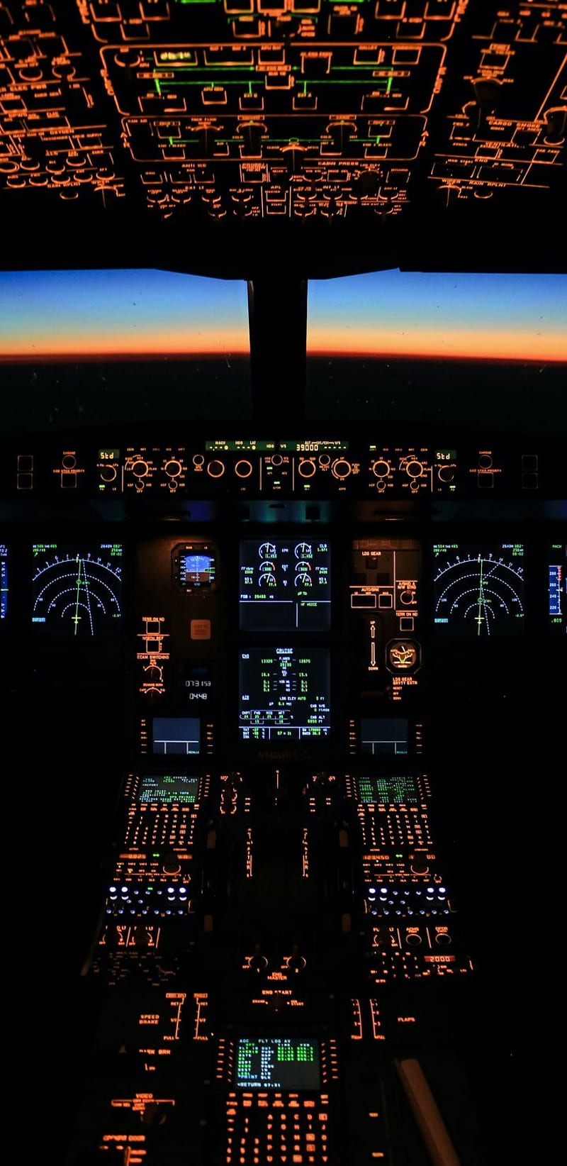 Cockpit, plane, HD phone wallpaper