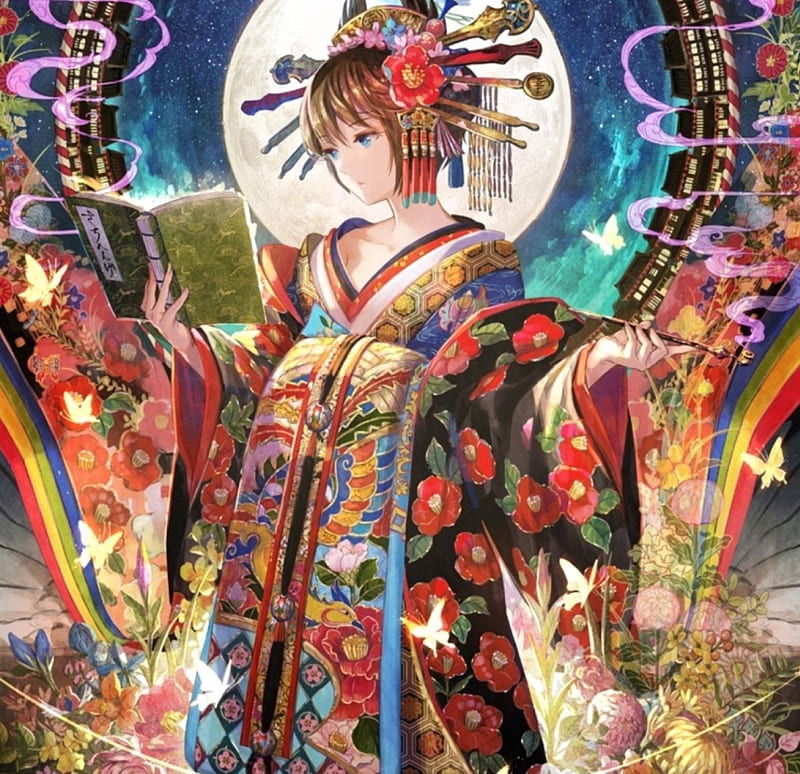 Ancient Japanese Princess Kimono