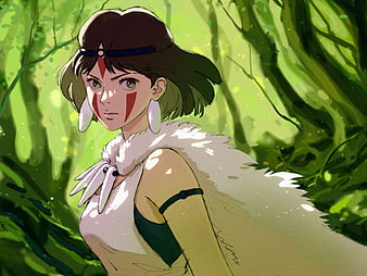 Papeis de parede 1920x1080 Princess Mononoke Florestas Anime