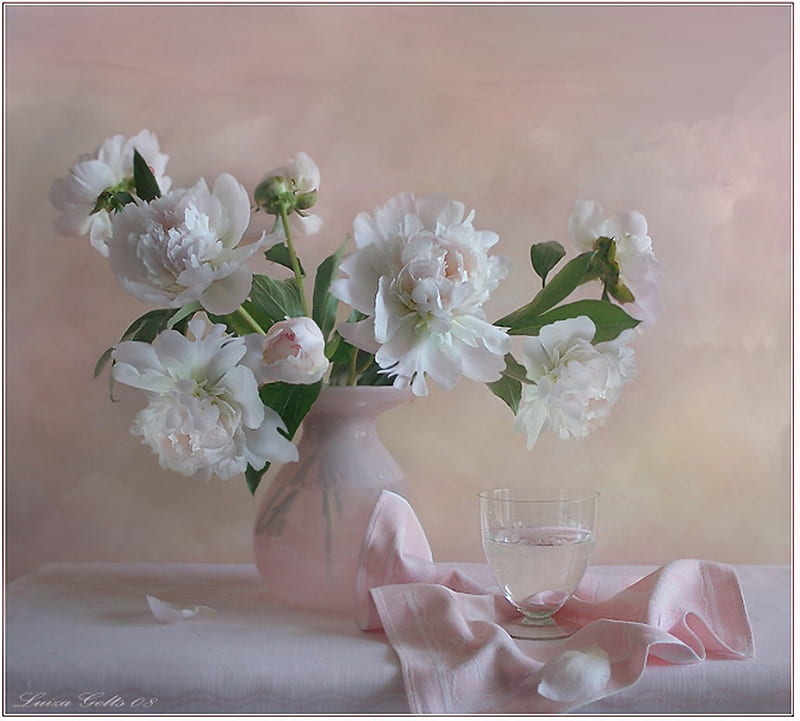 Still life, vase, flowers, soft, HD wallpaper | Peakpx