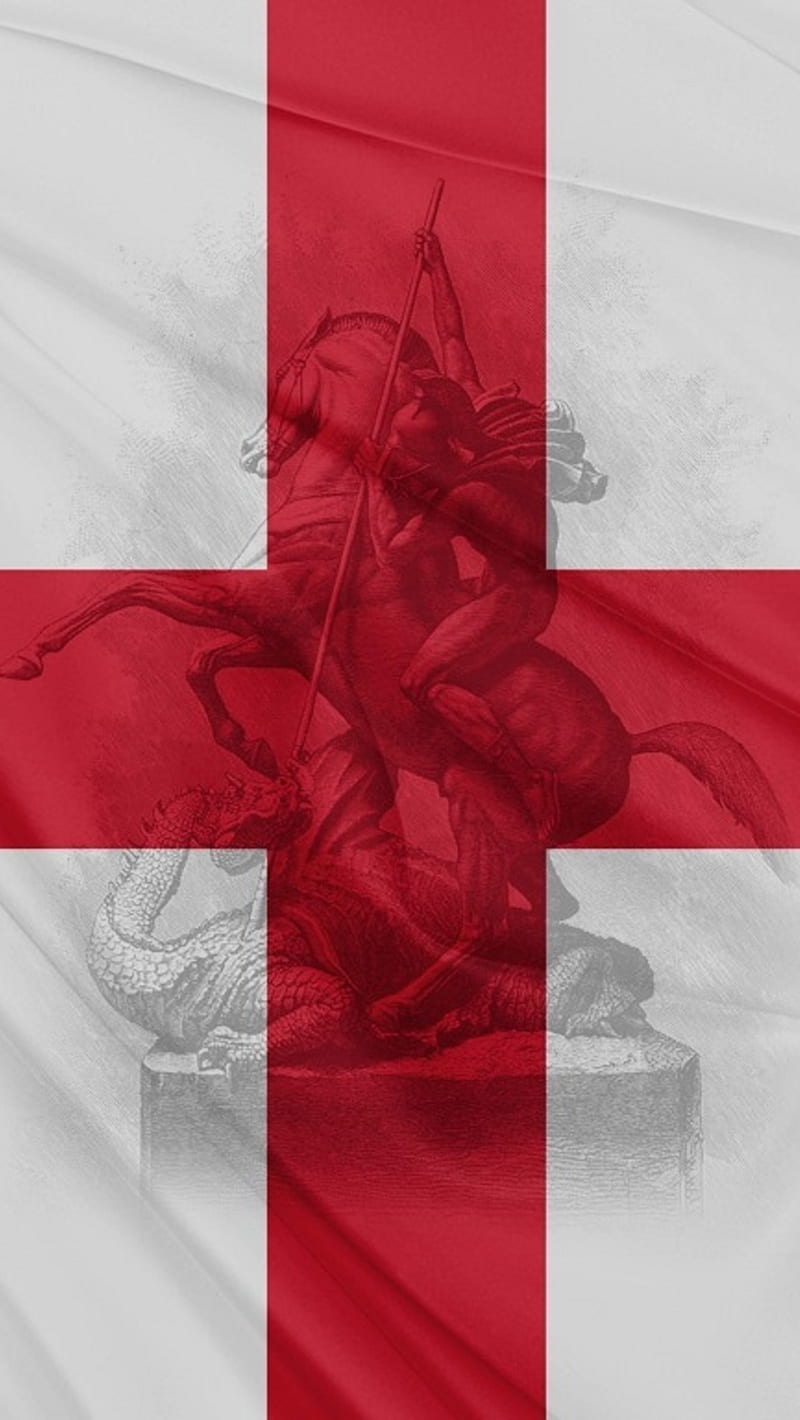 St George, flag, saint, HD phone wallpaper