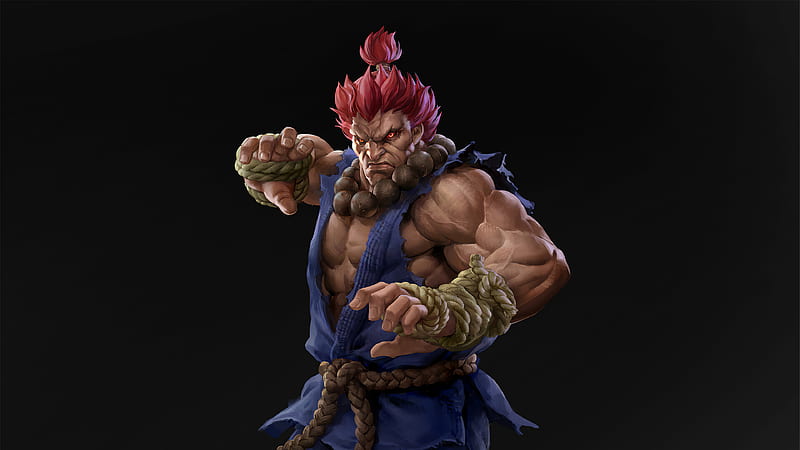 Akuma Street Fighter Artwork, street-fighter-v, games, 2020-games, artstation, HD wallpaper