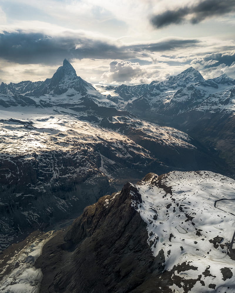 Swiss Alps, mount, mountain, nature, snow, swissalps, switzerland, zermatt,  HD phone wallpaper | Peakpx