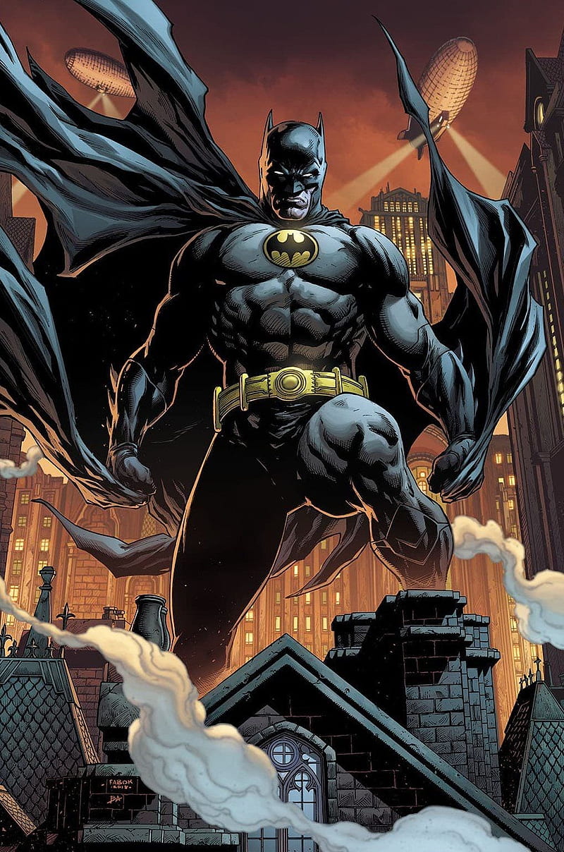 The Batman, art, batman, comics, dc, HD phone wallpaper