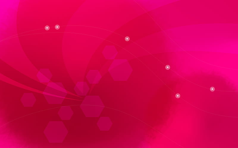 Abstract Lonely Hot Pink Underwater with Hexagons, underwater, hexagons, hot pink, ocean, texture, lonely, abstract, air bubbles, HD wallpaper