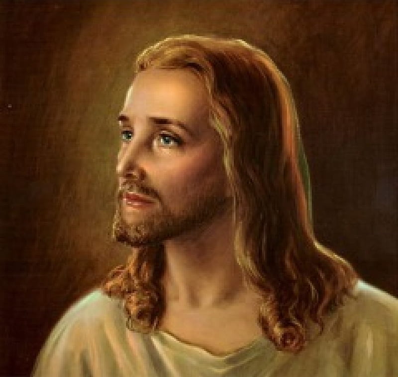 Painting of Jesus Christ, christ, jesus, savior, lord, god, HD wallpaper