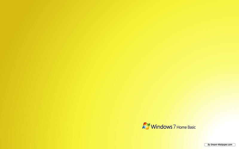 Windows7 - Windows 7, Yellow Windows 7, HD wallpaper | Peakpx
