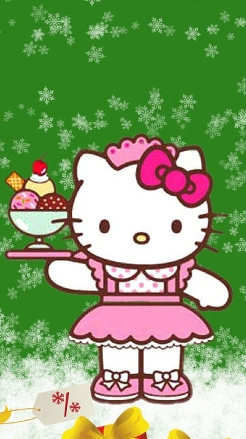Hello Kitty, merry christmas, HD phone wallpaper