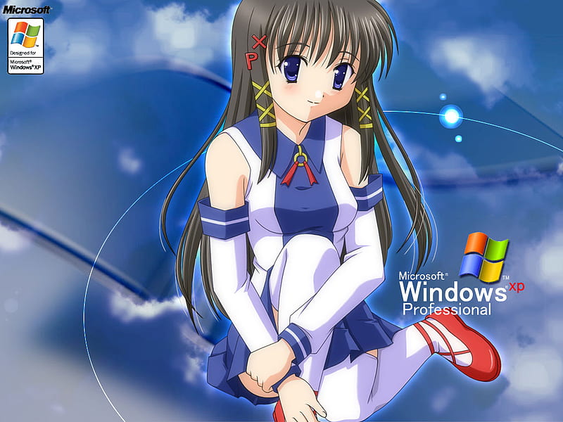 XP-tan, windows, os-tan, windows xp, HD wallpaper