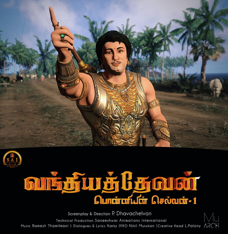 MGR In & as “Vandhiyathevan” Ponniyin Selvan. New Movie Posters, HD phone wallpaper