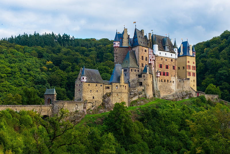 Castles, Eltz Castle, Castle, Germany, HD wallpaper