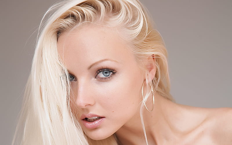 Veronica Zemanova, babe, model, blonde, Veronika Simon, bonito, woman, Czech Republic, gorgeous, HD wallpaper