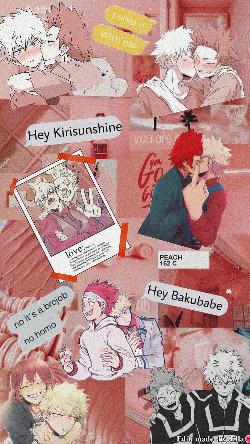 Kiribaku Bakugo Bakushima Bnha My Hell Akademia Ejiro Katsuki Kirishima Hd Phone 3006