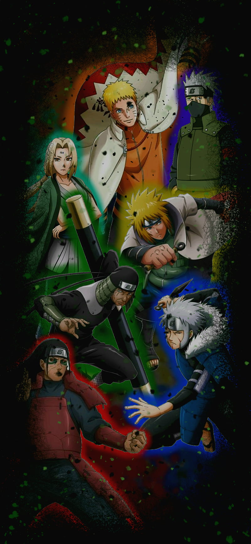 Veja aqui a imagem de todos os Hokages da aldeia da Folha  Naruto art,  Wallpaper naruto shippuden, Naruto leaf village