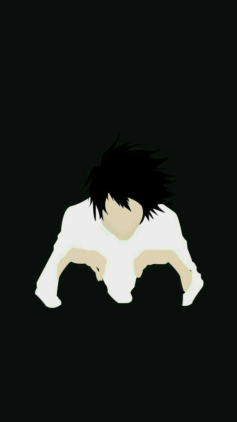 Death Note L Amoled Wallpapers - Dark Anime Wallpapers iPhone