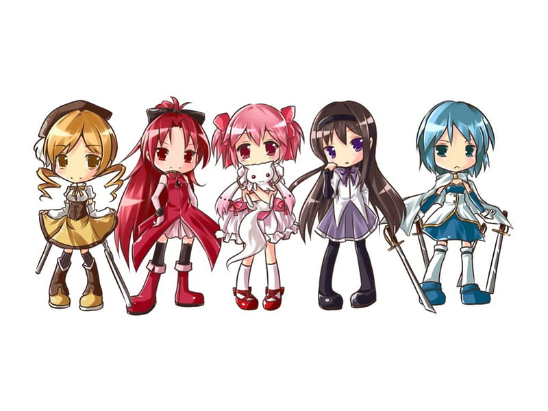 Mahou Shoujo Madoka★Magica, pretty, friend, redhead, adorable, sweet ...